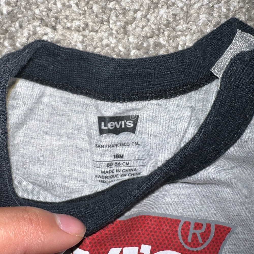 Like new Levi’s short set 18M